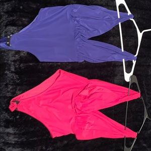 Night out top plunge neck/back  & Body suit!